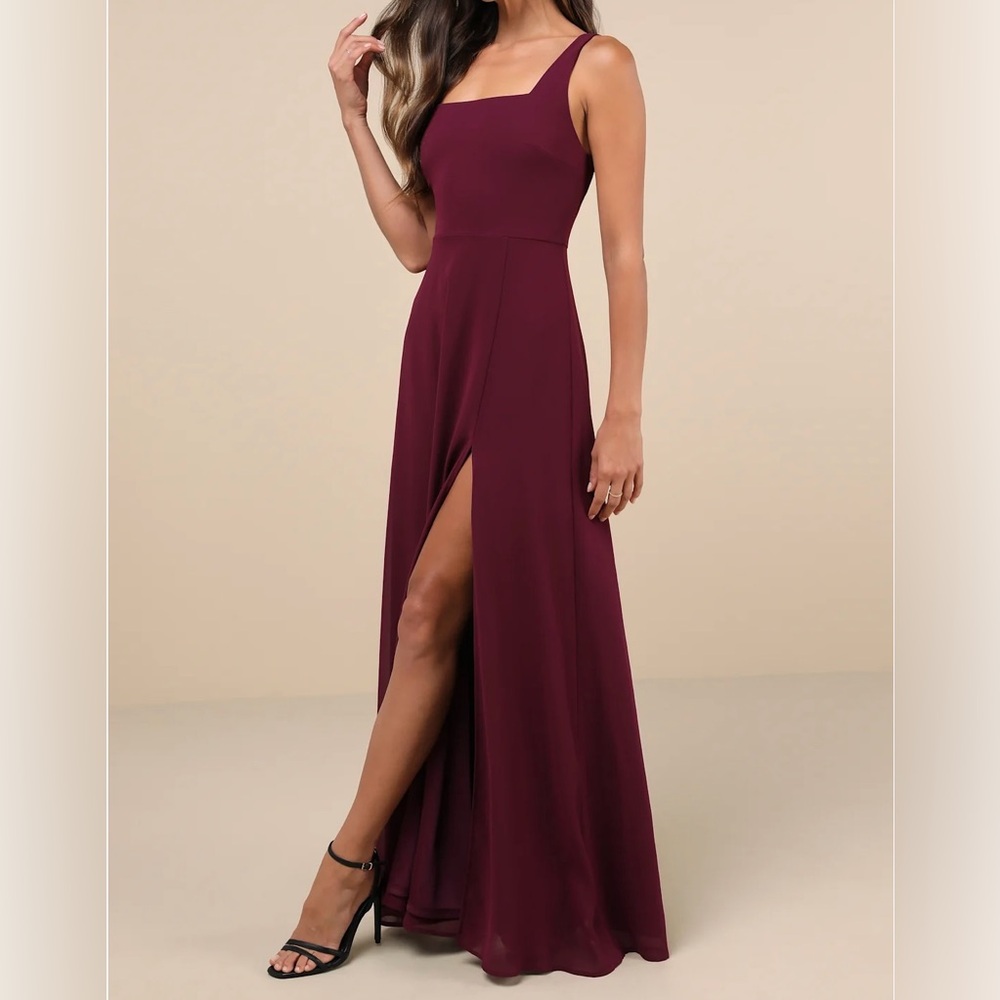 Remarkable Arrival Plum Purple Sleeveless Maxi Dress